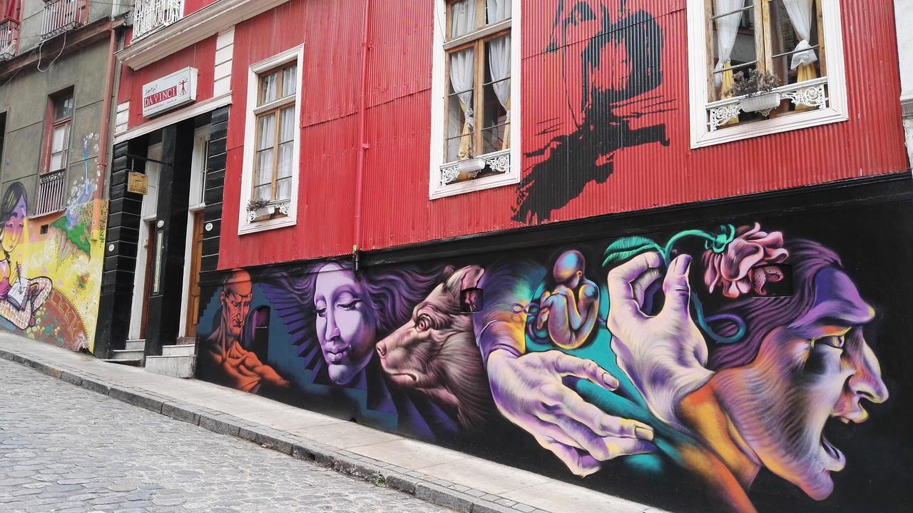 Maki Suites Ex Hotel Da Vinci Valparaiso Bagian luar foto